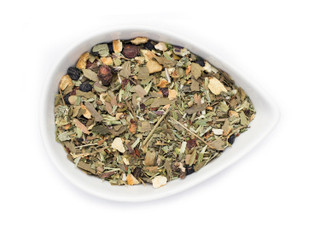 Image of loose leaf Grateful Heart herbal tea blend