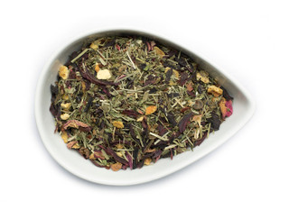 Image of loose leaf Hibiscus High Herbal Tea blend