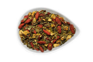 Image of loose leaf Island Moringa Herbal tea blend